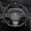 Car Steering Wheel Cover For Peugeot 106 107 108 206 207 208 301 307 308 406 407 408 508 607 2008 3008 4008 5008 GT RCZ Rifter ENH5