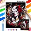 Cruella Oil Painting Kit Home Bedroom Wall Art Decoration Creative Handmade Gift