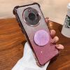 Luxury Shockproof Glitter Holder For Silicone Ring X9CSmart Case For Honor X9C Smart X6A X6B X6C X8A X8C With Holder Stand Cover