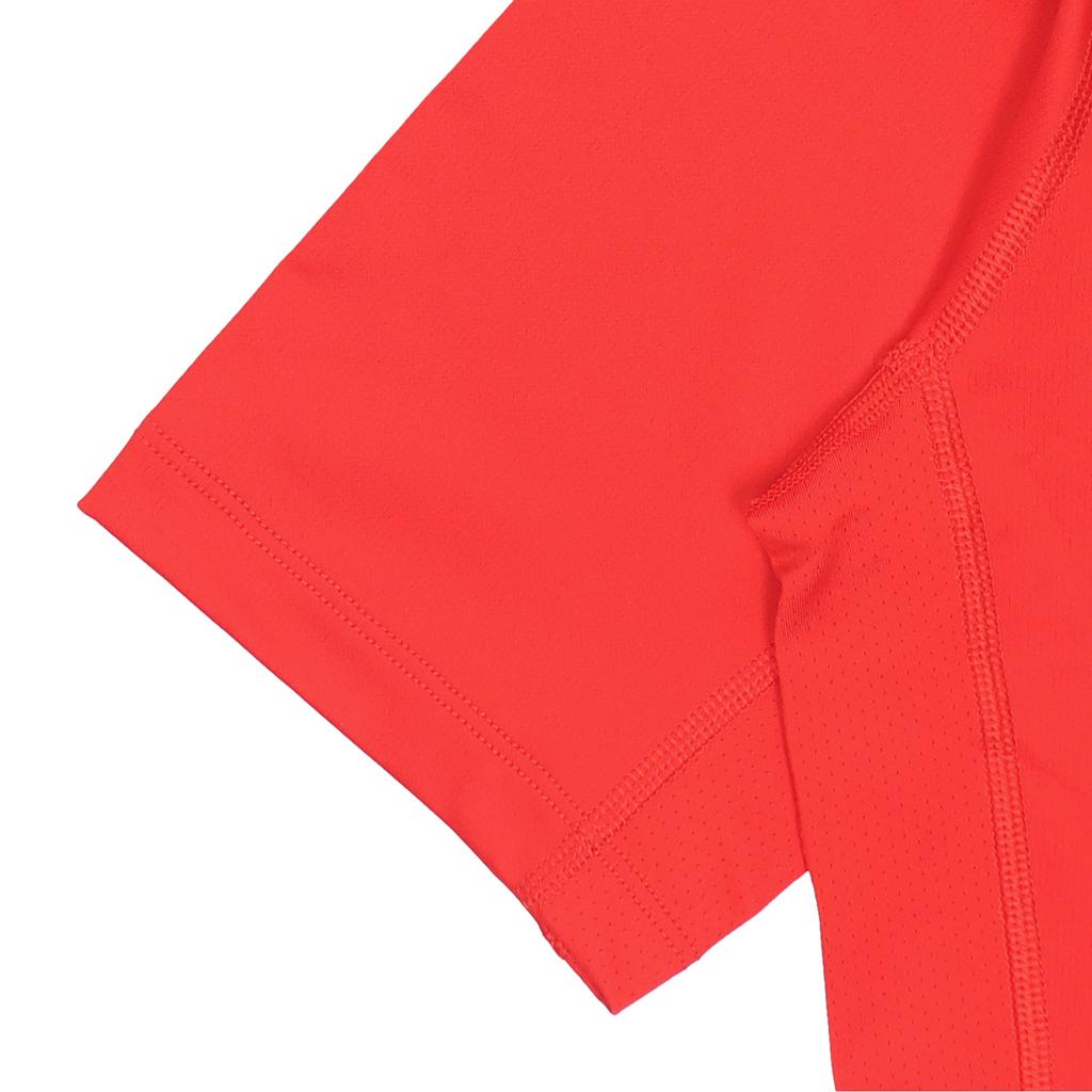 Nike Pro Logo Dri-Fit Fitted Short-Sleeve Training Top Men Tops Red BV5632-657