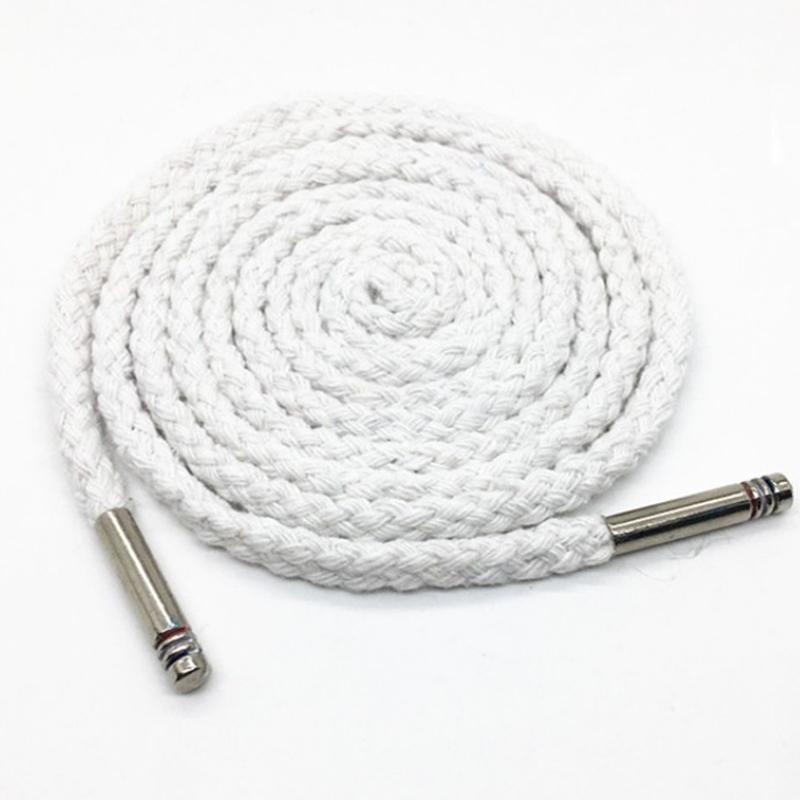 6mm Eight Strand Polyester Cotton Rope For Sports Pants Waist Rope, Clothing Drawstring, Dress Waist Rope, Shoelaces TJ21032