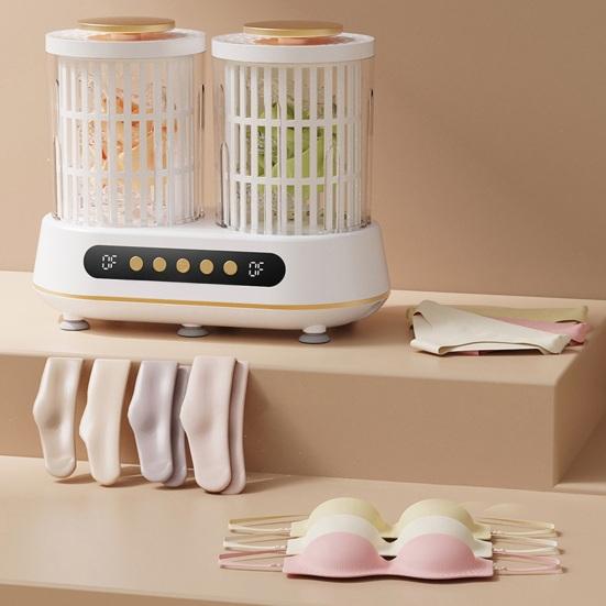 Yousheng Portable Mini Washer Dual Bucket Washing Machine for Socks Underwear Compact Laundry Cup for Dorm Travel Home Use