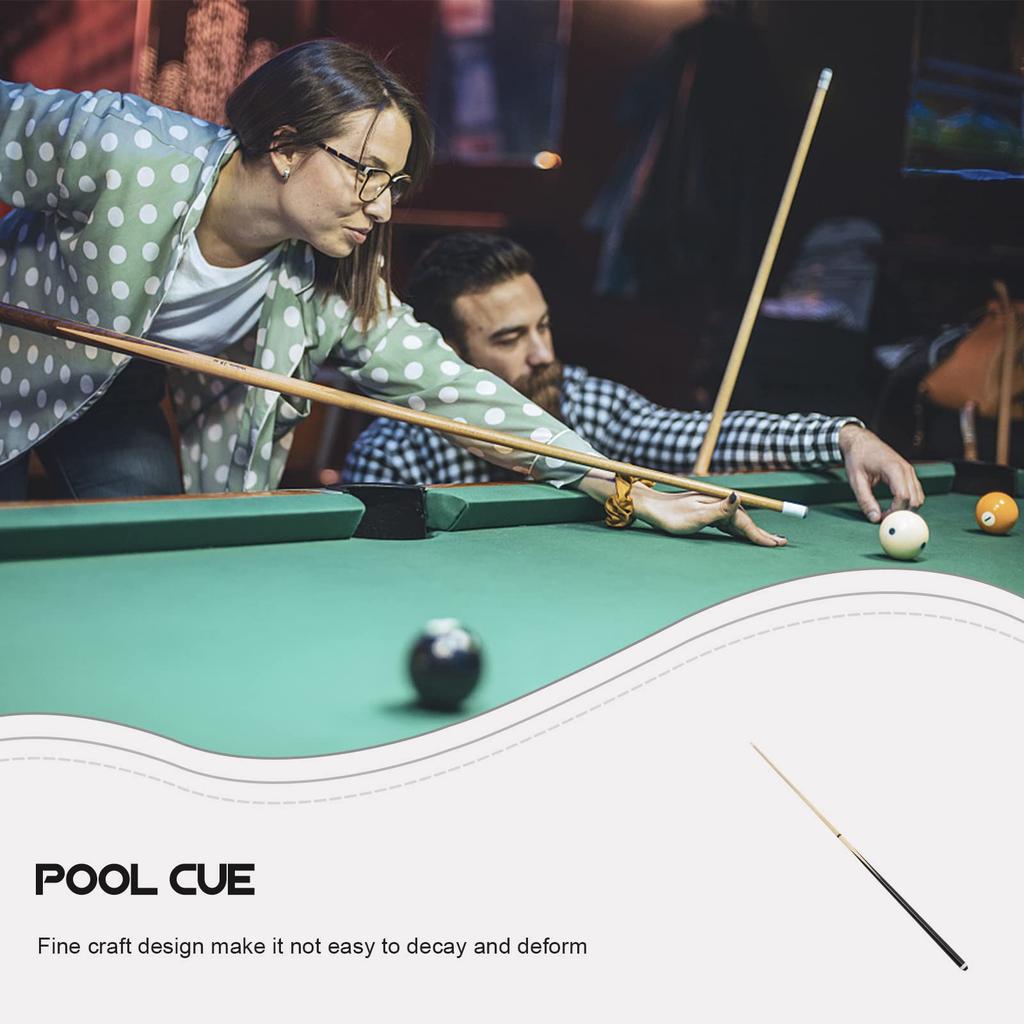 Taco de Sinuca LIOOBO, Taco de Prática, Profissional, Duas Partes, 350g, 145cm*3cm