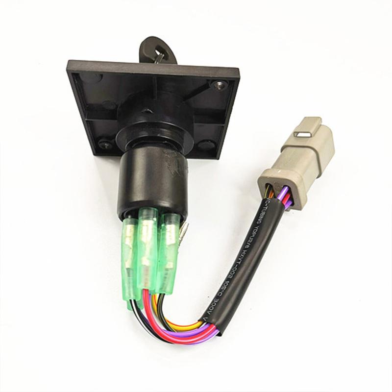 Outboard Engine Ignition Switch with 2 Keys 176408 For Johnson BRP Evinrude Boat Ignition and Safety Switch Kit