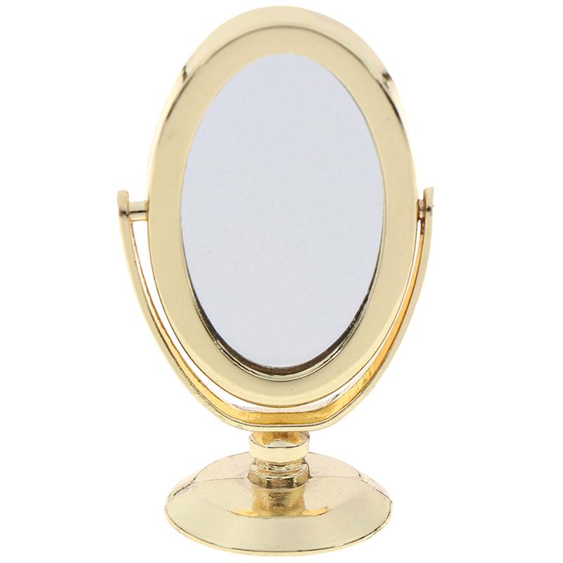 1/12 Dollhouse Miniature Frame Accessories Furniture Miniature Mirror Wall Room Mirror Doll House Mirror