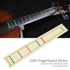 Cello Fingerboard Sticker 1 2 Finger Position Indicator Musical Instrument Accessories