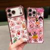 Pink Beaver Loopys Phone Case for iPhone 17 Air 16 15 14 Plus 13 12 11 Pro Max X Xs XR 8 E Anti-drop Transparent Soft Cover