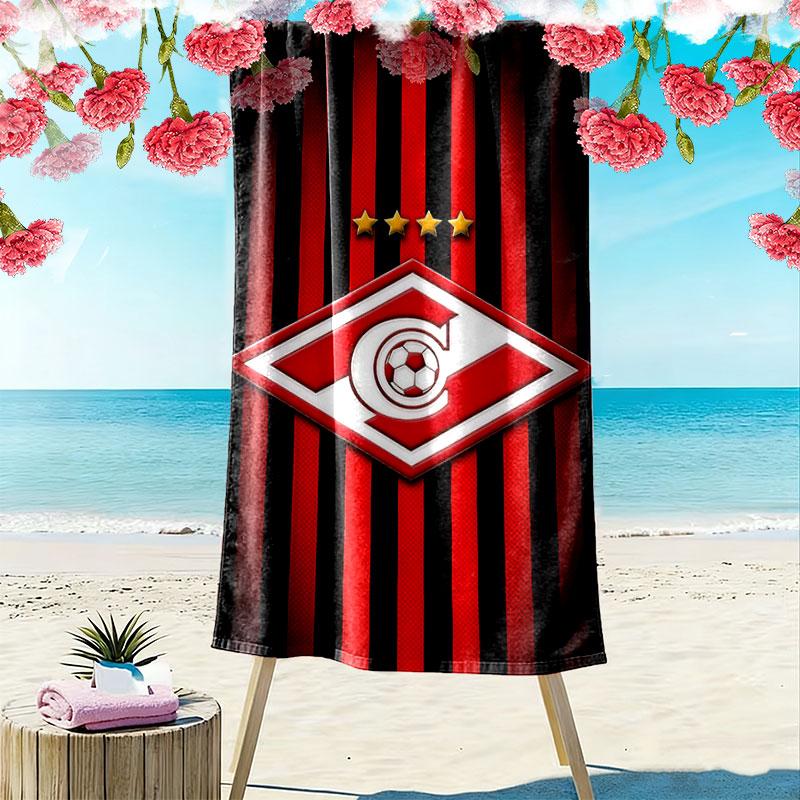 Spartak Moscow Spark  Print Beach Towel, Large Soft Quick Dry Towel for Beach Camping Swimming