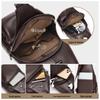 BOLINDAISHU Men's Genuine Leather Cowhide Chest and Messenger Bag