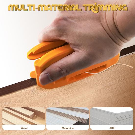 Edge Banding Trimmer Sturdy Structure Easy to Use Compact Design Portable Wood Chamfering Fillet Scraper Woodworking Tool