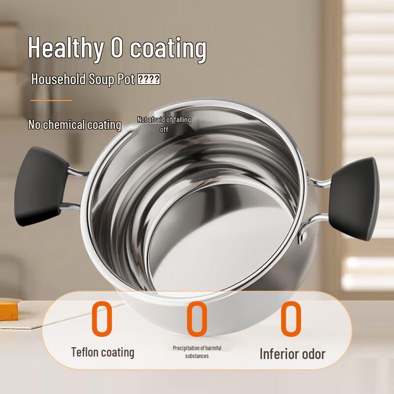 MAXCOOK 316L Stainless Steel Soup Pot