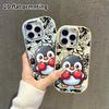 Phone Case: 2D Flat Design, Suitable for iPhone 18 17 16 15 14 13 Pro Protective Case, Boxing Little Penguin, Perfect Holiday Gift for Christmas and H