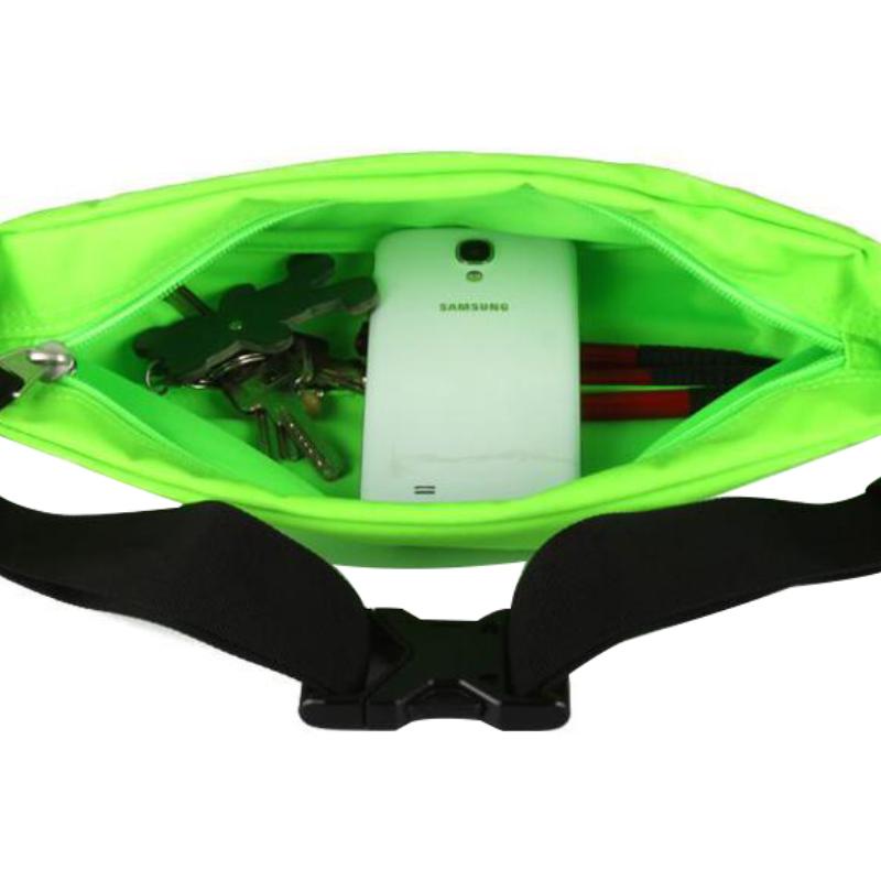 Nike Polyester Sports Bag Storage Fanny Pack Regular Men's Green Casual BA4925-356