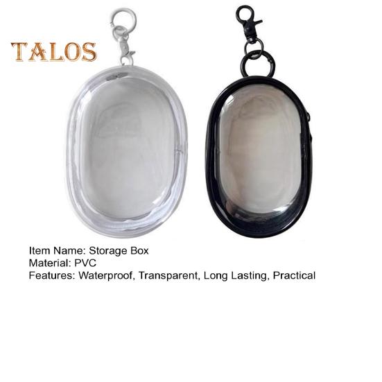 1/2Pcs Data Cable Charger Case Earphones Organizer Lightweight Design Easy Access Transparent Portable Storage Box