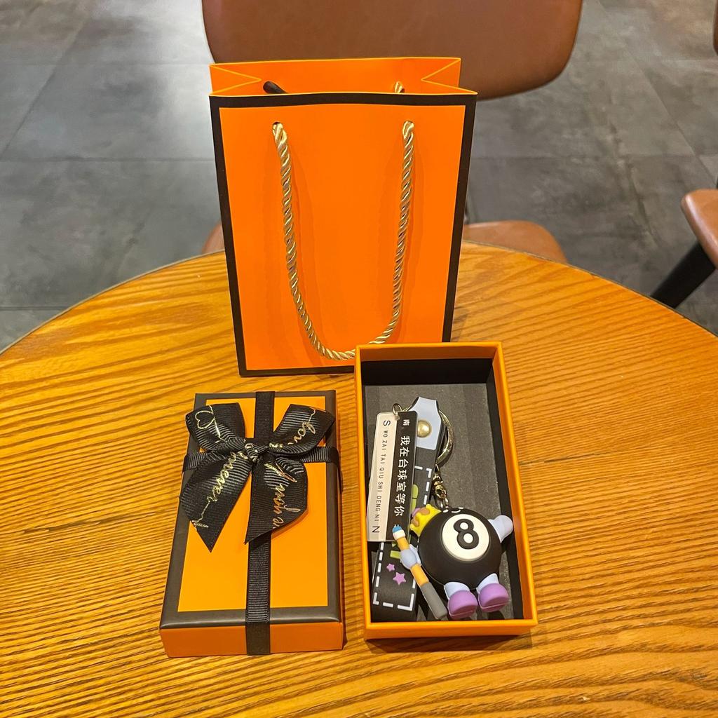 Original Badminton Figurine Keychain Fashionable Fun Cartoon Tennis Pendant Small Gift Football-related Souvenir