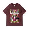 275 GSM Washed T-shirts 100% Cotton Sailor Moon V2 Print Unisex Heavy Cotton T Shirt