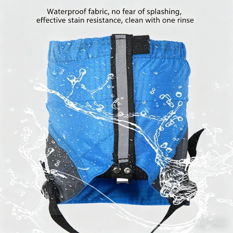 Water Resistant Low Ankle Protectors For Hiking Camping And Outdoor Use constructed 210D Fabric