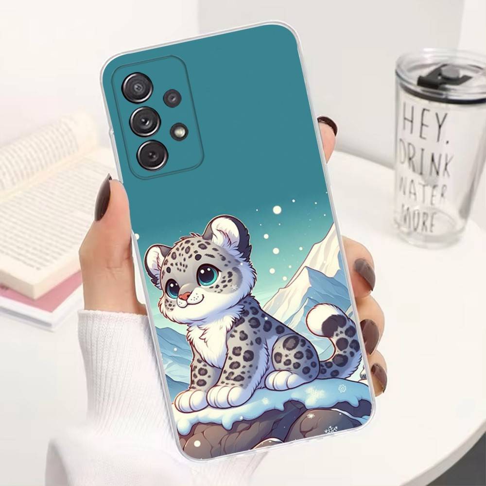 Cooler Leopard Für Samsung A51,30,71,S9,Ultra,Lite,S23,22,21,Plus,10,20,FE, Transparent, Silikonhülle