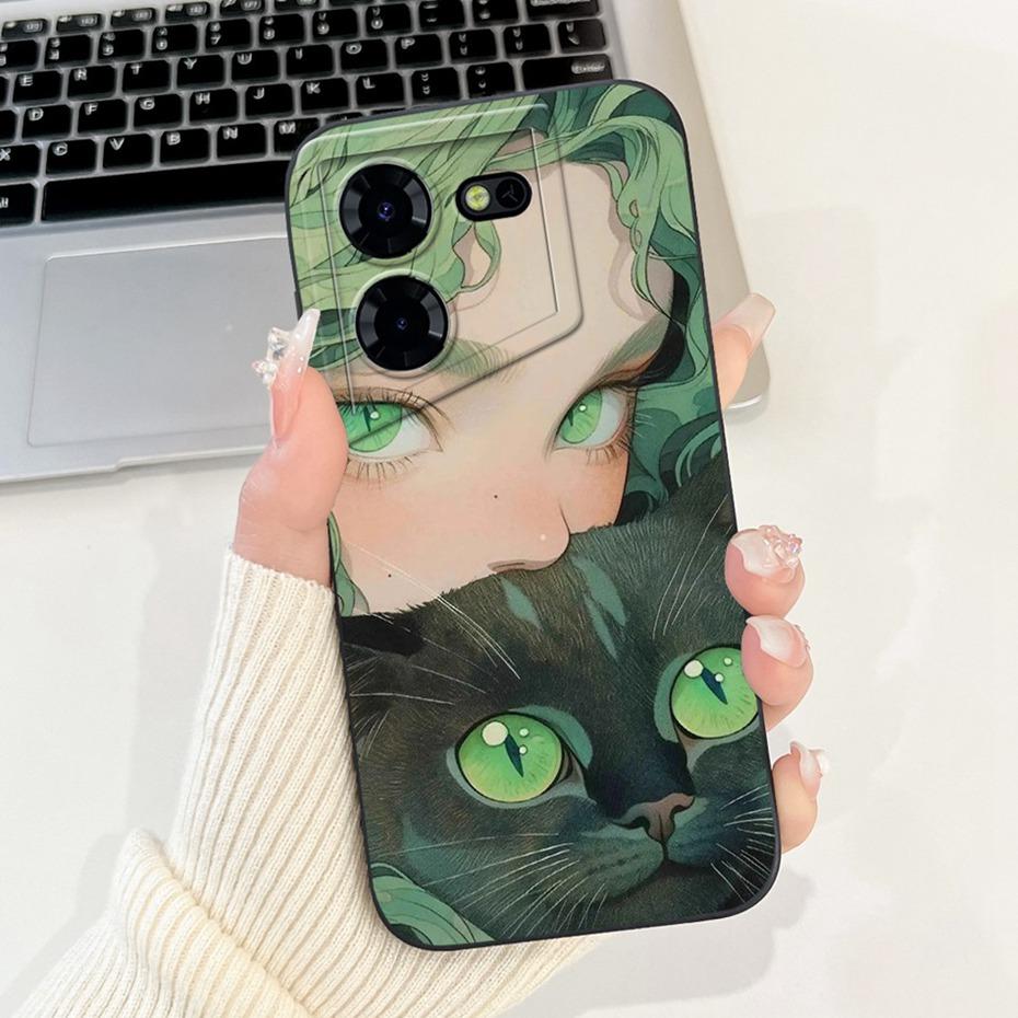 New Printed Phone Case For Tecno Pova 5 Pro LH8n / Pova 5 LH7n Soft Silicone Shockproof Cover Cases For Tecno Pova5 5Pro 5G