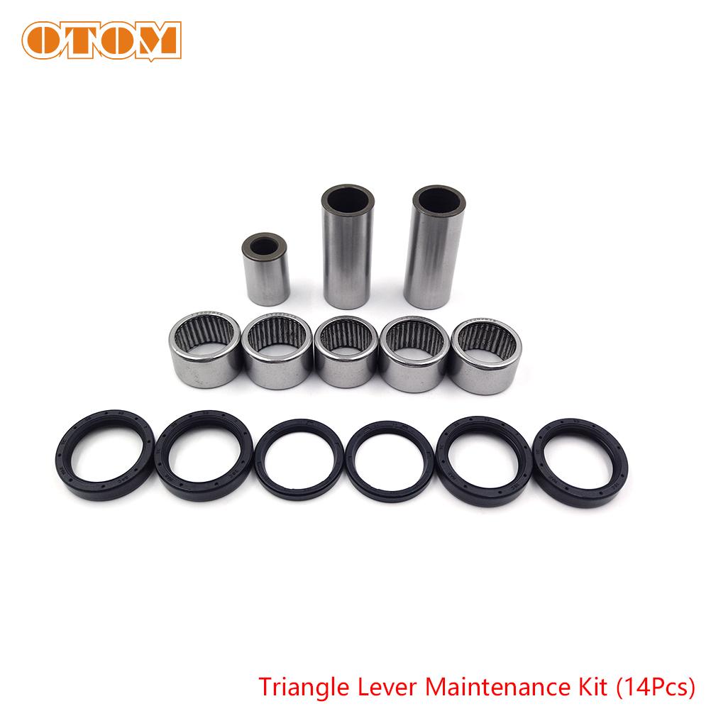 OTOM Motorcycle Shock Triangle Lever Linkage Arm Bearing Seal Bushing Repair Kit For KTM EXC SXF XCF HUSQVARNA FC 125 250 450