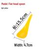 Xiangyuanmei Long Handle Colorful Melamine Soup Spoon - Imitation Porcelain for Hotel and Restaurant Use