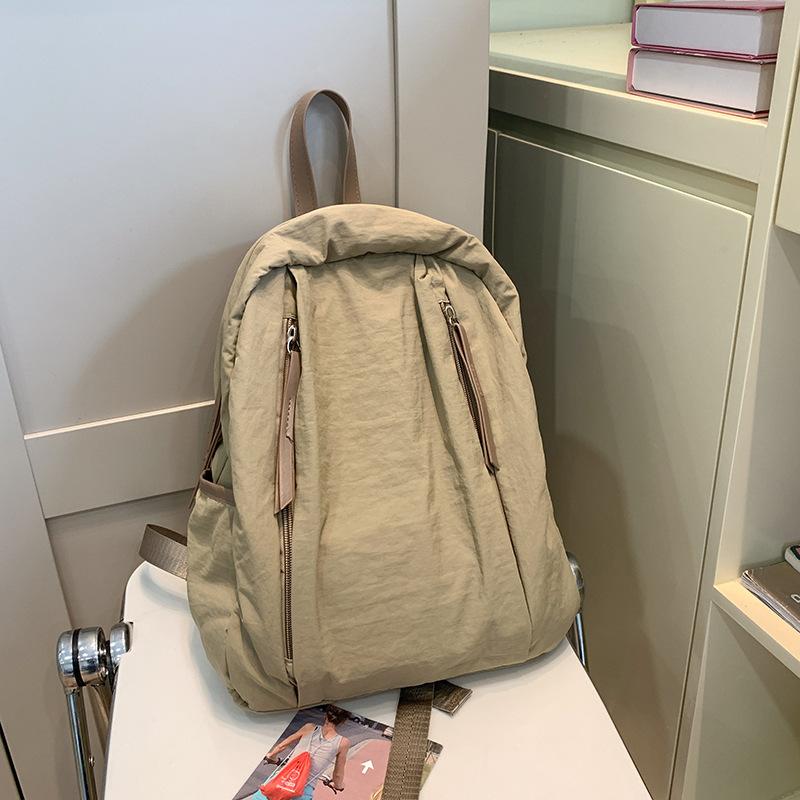 Schoolbag New Mori Foreign French Backpack Men and Women Single Shoulder Versatile Casual High-value Fashion Trend Backpack