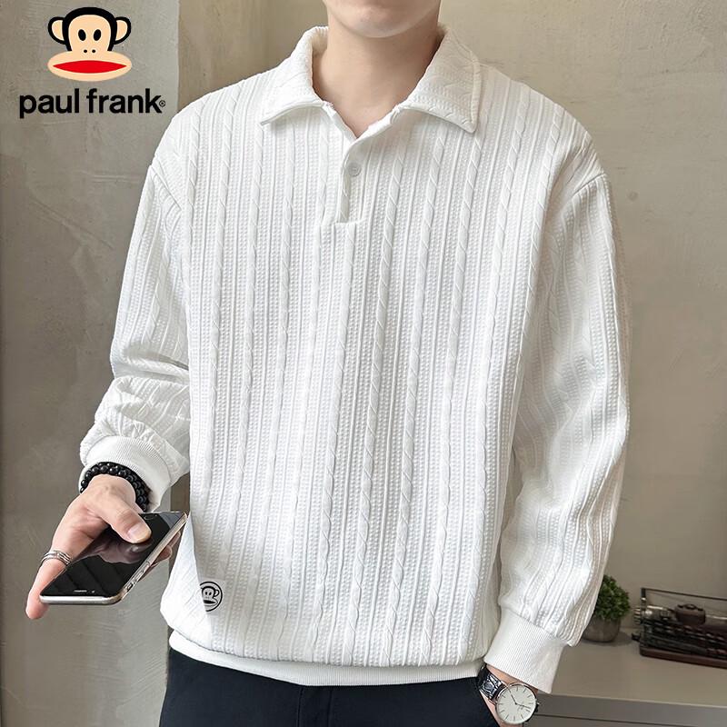 

Paul Frank Men s Heavyweight Casual Polo Sweatshirt