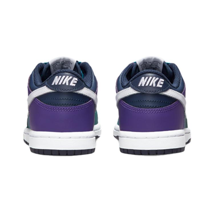Nike Dunk Vintage Low-Top Skateboard-Schuhe Blau Lila Kinder im Alter von 3-7 Jahren DH9756-300