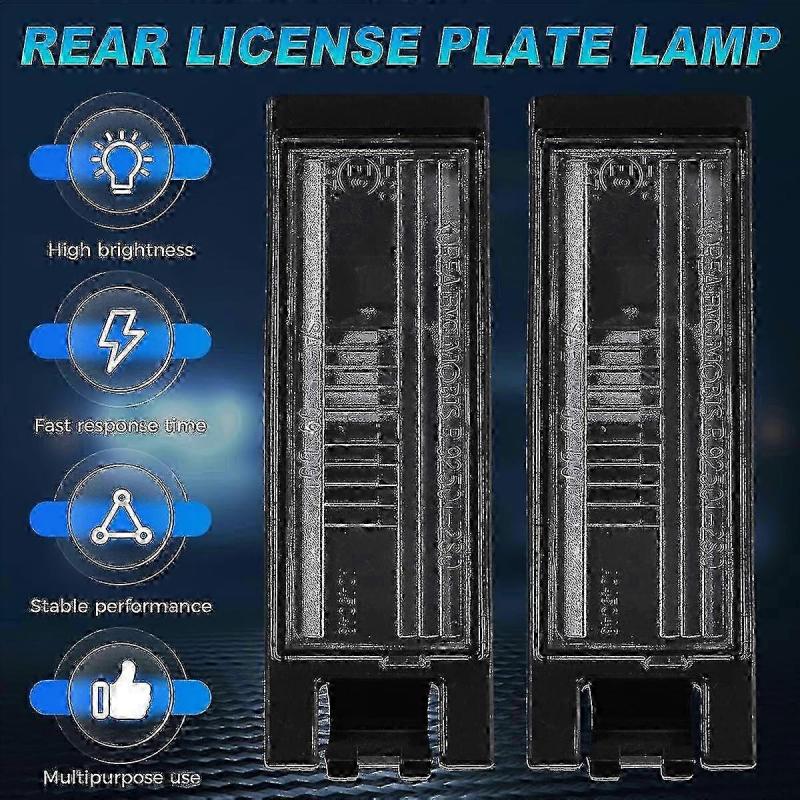 Automobile License Plate Lamp Rear License Plate Lamp Assembly Compatible with IX35/ 09-15 92510-2S0