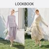 French Style Hollow Knit Two-Piece Dress Set