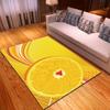 Lemon Living Room Carpet Yummy Fruit 3D Bedroom Rugs Kids Room Mat Kitchen Area Rug Floormat Bathmat Indoor Entrance Doormat