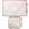 Silicone Baking Pastry Mat Non Slip Nonstick Rolling Kneading Pad With Measurements Kitchen Pizza Dough Cooking Maker Bakeware