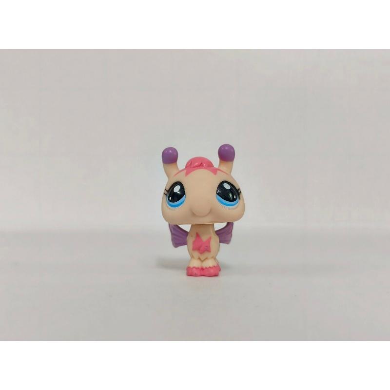 LPS Figure Yellow Purple Bee Blue eyes #2089 Small Pet Shop Kid toy