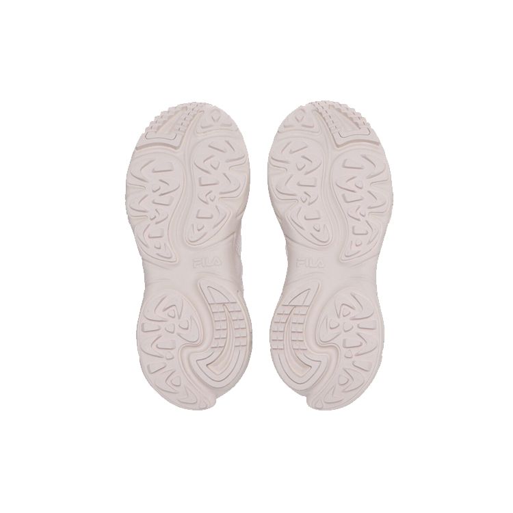 FILA Tenacity Fabric Synthetic Leather Round Toe Lace-Up Low-Top Dad Sneakers Unisex sneakers Off-White 1RM01559_650