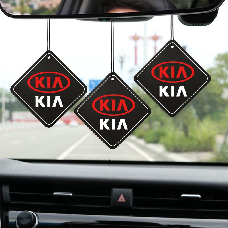 1/2Pcs Cologne Car Aromatherapy Ornaments Perfume Pendant For KIA K5 K9 Sorento Ceed Sportage Stinger Forte Niro Soul RIO Optima