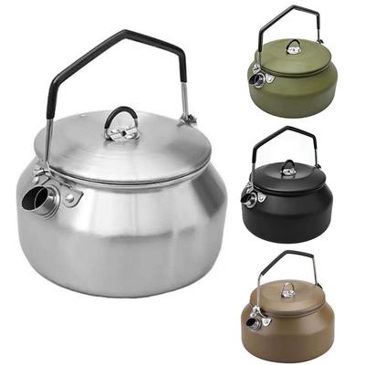 Lightweight Camping Kettle Stainless Steel Coffee Pot Durable PortableTeapot  Outdoor