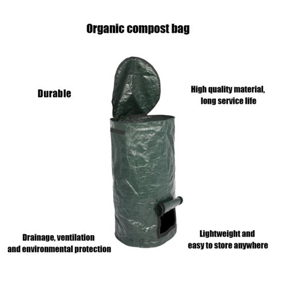 DYS Kitchen Garden Yard Compost Fruit Ferment Waste Bag Disposal Collector Trash Can