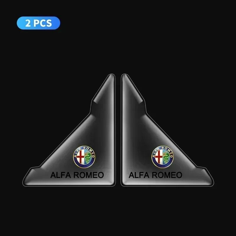 

Car Stickers For Alfa Romeo 2pcs Car Door Corner Cover Anti-Collision Transparent Sticker For Alfa Romeo 159 Giulietta Giulia 14