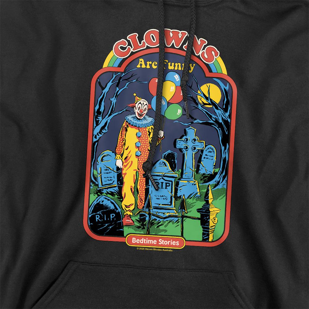 Steven Rhodes Unisex Adult Clowns Are Funny Hoodie