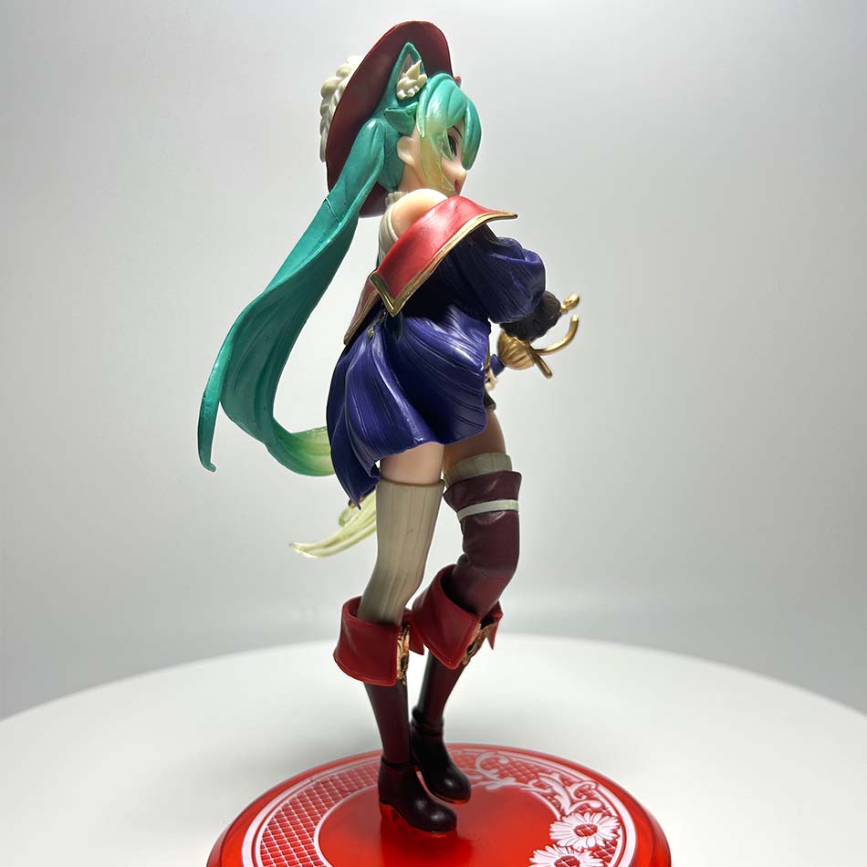 Hatsune Miku Stolní Roztomilá Akční Figurka 11cm Verze s Kočičím Tričkem. Anime figurka Kawaii dívka Model hračka Dárek
