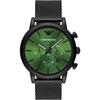 Historical Collection Green Black Metal Men's Quartz Chronograph AR11470