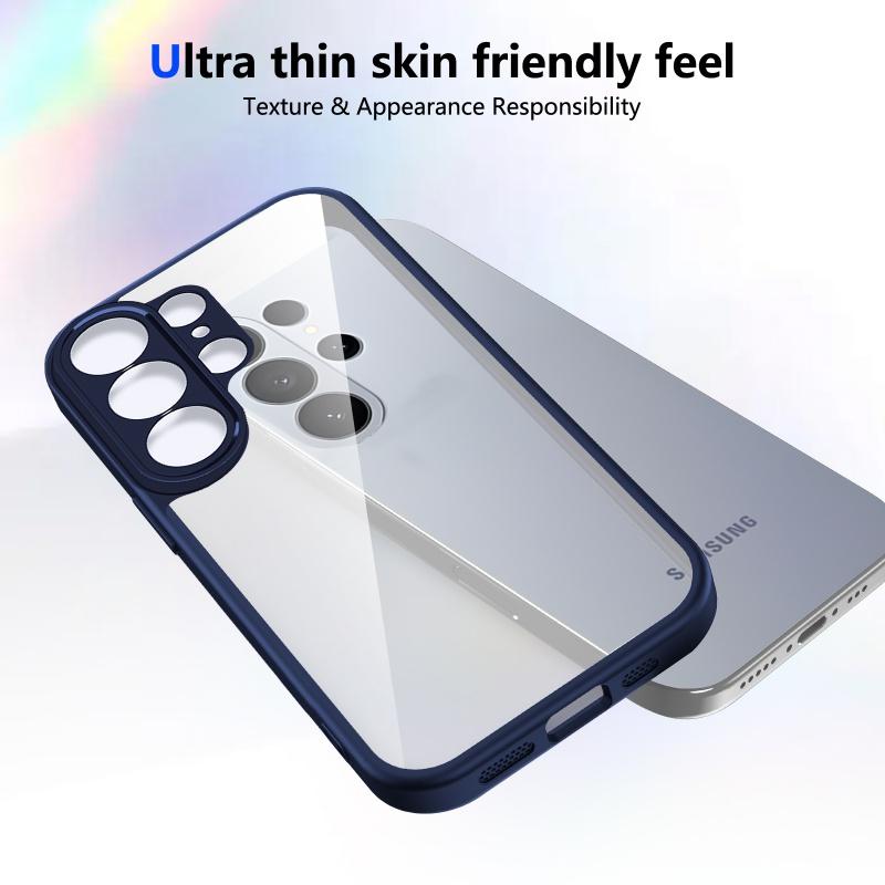 Matte Acryl Hülle Für Samsung Galaxy S26 S25 Edge S24 S23 Plus S22 Ultra S21 FE M56 A17 F17 A57 A16 Transparente Abdeckung