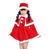 Girl Boy Christmas Costumes Red Santa Claus Children Warm Christmas Party Suit Christmas Kids Clothes