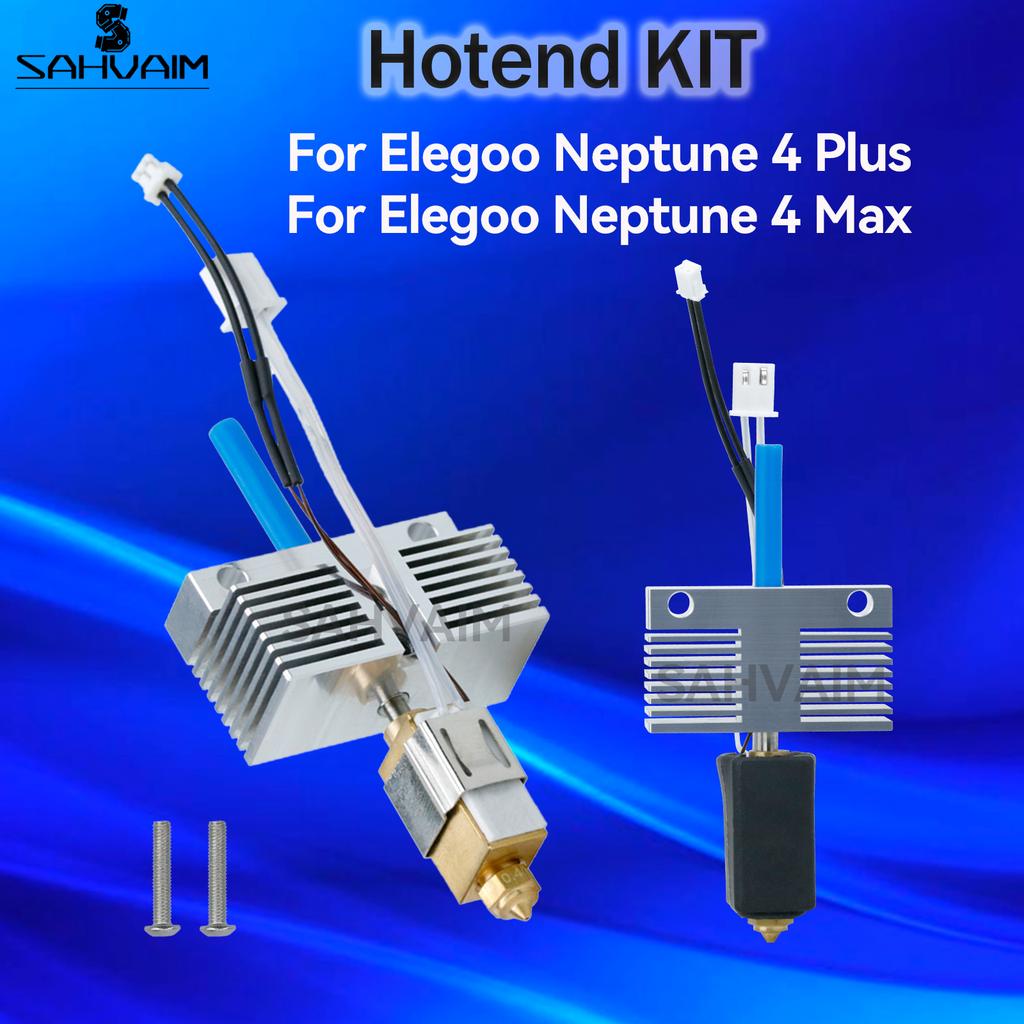 Hotend Kit 20v 60w for ELEGOO Neptune 4 PLUS/4 MAX 3D Printer Fully Assemble All-Metal Hotend With Nozzle 3D Printer Accessorie
