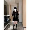 French Hepburn Style Black Slimming Dress for Women - Early Autumn 2025 Collection