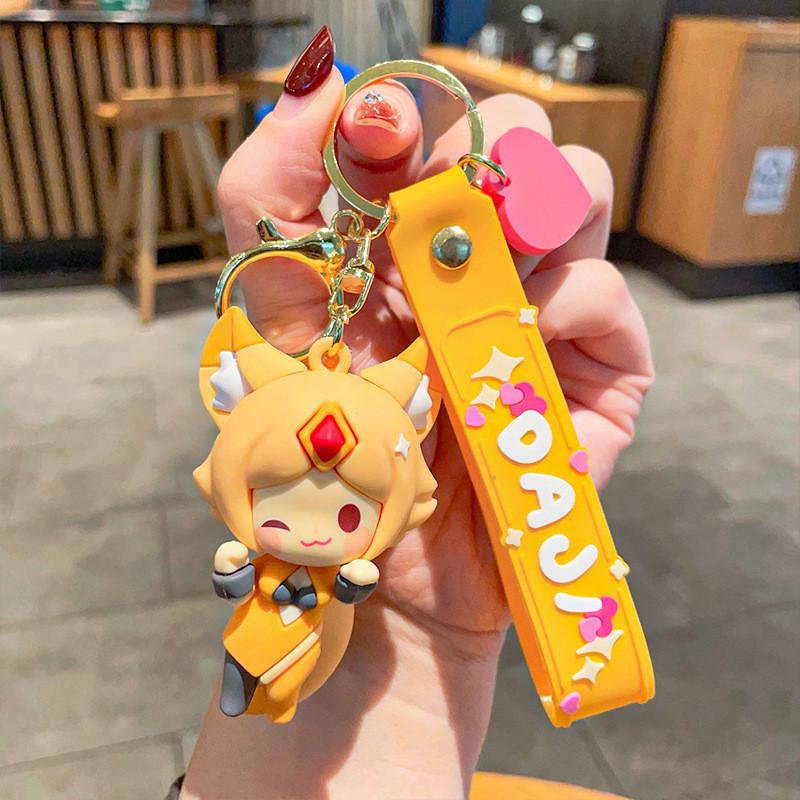 Adorable Pvc Keychain Ornament Cute Gift For Birthdays And Weddings