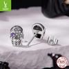 Halloween Schädel Ohrstecker Männlich Und Weiblich Persönlichkeit Mysteriös S925 Sterlingsilber Dunkler Wind Ohrstecker
