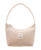 EMIS New Enamel Hobo Bag-Cream