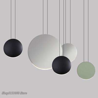 Skandinavische moderne Pendelleuchten minimalistische Wohnzimmer Esszimmer Pendellampe Bar kreativ Mondsichel Licht Beleuchtungskörper