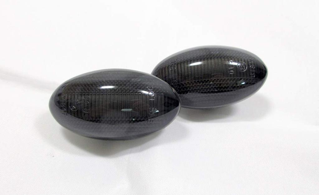 hotimp compatible R50 R52 R53 sequential fiber LED smoke lens side marker turn signal MINI